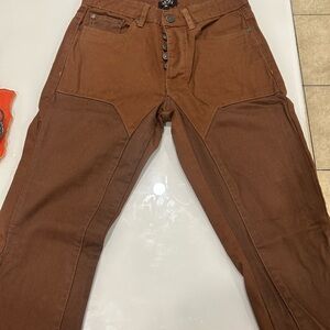 Boohoo man brown jeans